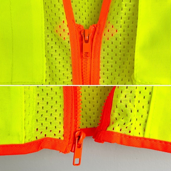 ML KISHIGO High Visibility 6 Pocket Contrast Mesh Vest Workwear - Picture 12 of 16